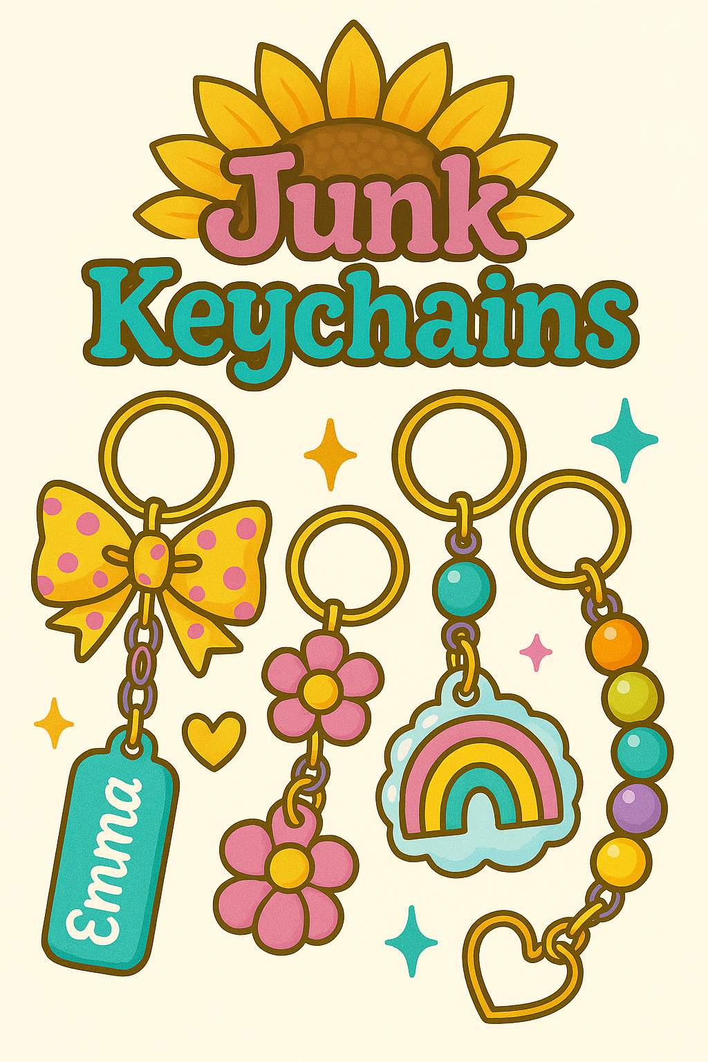 Junk Keychains – Js Craft Corner