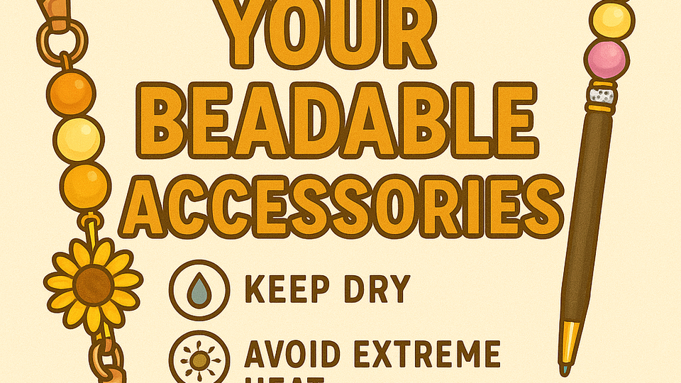 Caring for Your beadable accessories so they last