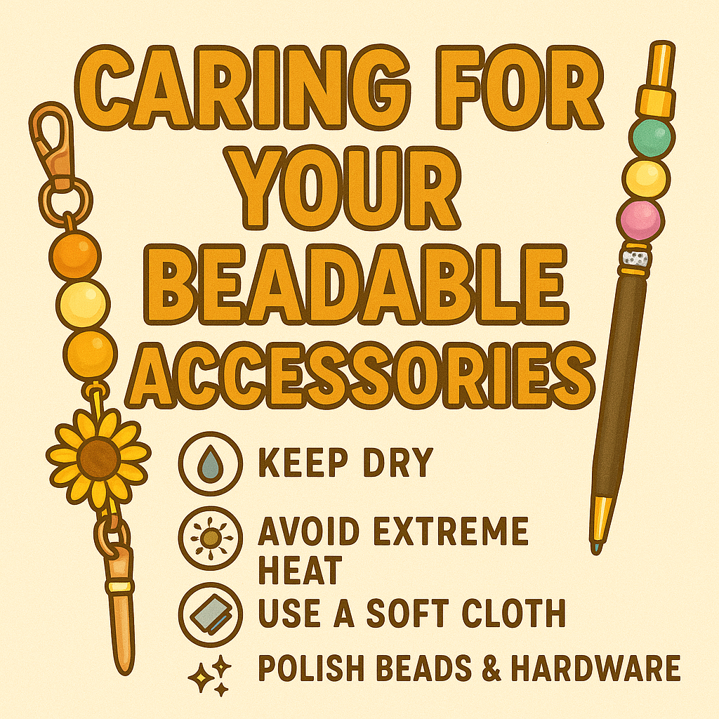 Caring for Your beadable accessories so they last