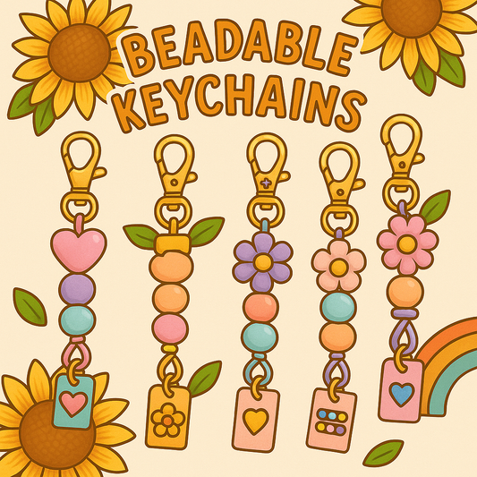 Beadable Keychain